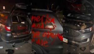 Minnesota ICE cars wrecked