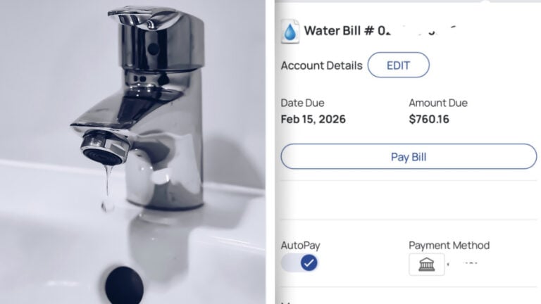 Alabama Woman Living Alone Charged Outrageous $760 Water Bill for Last Month