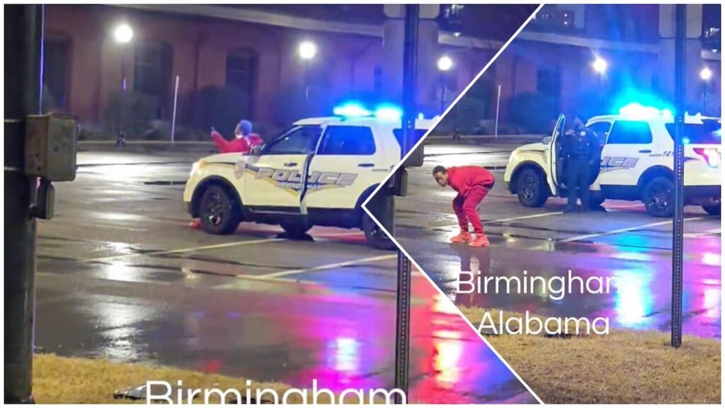 Alabama Man’s Street Dance in Front of Police Car Goes Viral, Internet Cracks Up: ‘When He Laid on the Hood I Lost It’ Alabama man goes viral dancing in front of police cruiser