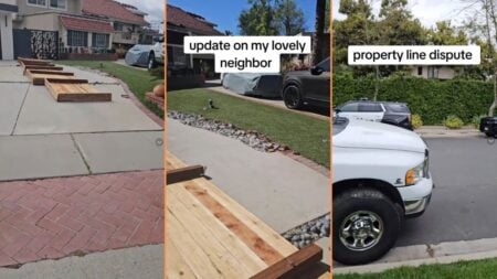 Angry California Neighbors Start Destroying Driveway Over Property Line Dispute, 'Removing Survey Markers is a Felony'