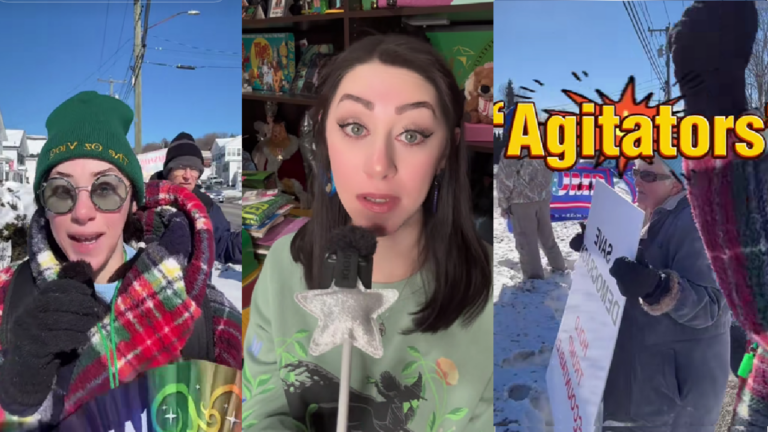 Connecticut TikToker Dishes on ICE Out Protest