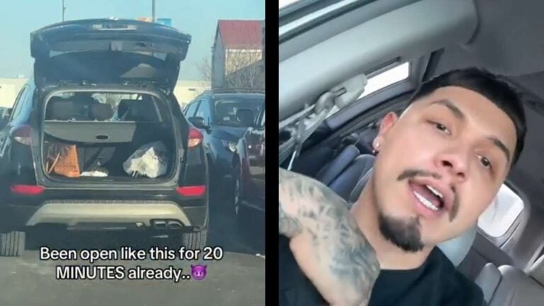 California Latino trunk open