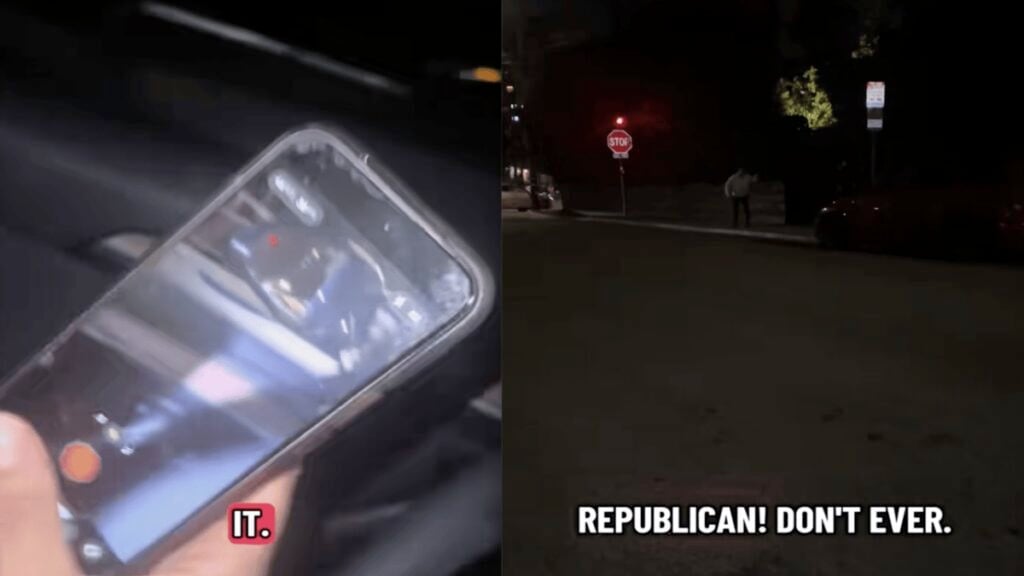 California Man Crashes Out, Telling Woman to Never Call Him a Republican