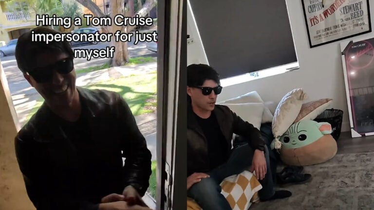 California TikToker Hires Tom Cruise Impersonator… for Himself, ‘Sharing the Awkwardness’