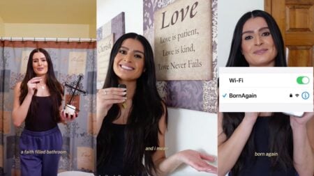 Prayer Closet and ‘Born Again’ Wi-Fi in Christian Florida Home Stirs Amusing Reaction Online TikTok creator shows off Christian home decor
