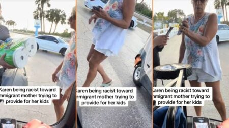 Rude Woman Behaves Aggressively Towards Immigrant Florida Delivery Driver at Trailer Park, ‘Why can’t ppl just be kind’ Cruel Woman Behaves Aggressively Towards Immigrant Florida Delivery Driver at Trailer Park, 'Why can’t ppl just be kind'
