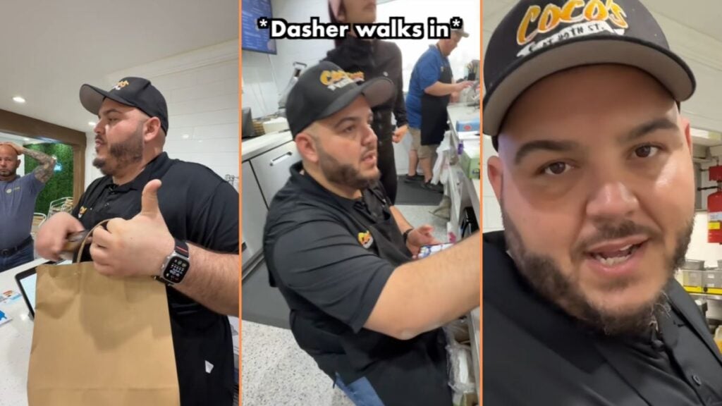 DoorDasher Fakes Arrival Time at Florida Restaurant, So Restaurant Owner Remakes Food and Delivers it Himself, ‘Mad respect for this. 100%’ DoorDasher Fakes Arrival Time at Florida Restaurant, So Restaurant Owner Remakes Food and Delivers it Himself, 'Mad respect for this. 100%'