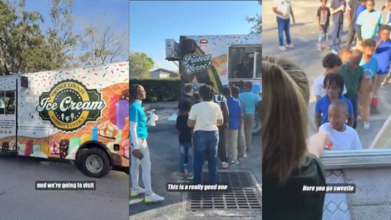 Florida Orange County Sheriffs Office Ice Cream Truck