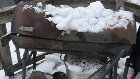 Frozen 'Snowcrete' Slides off Roof in Maryland, Crushing Mother’s Grill