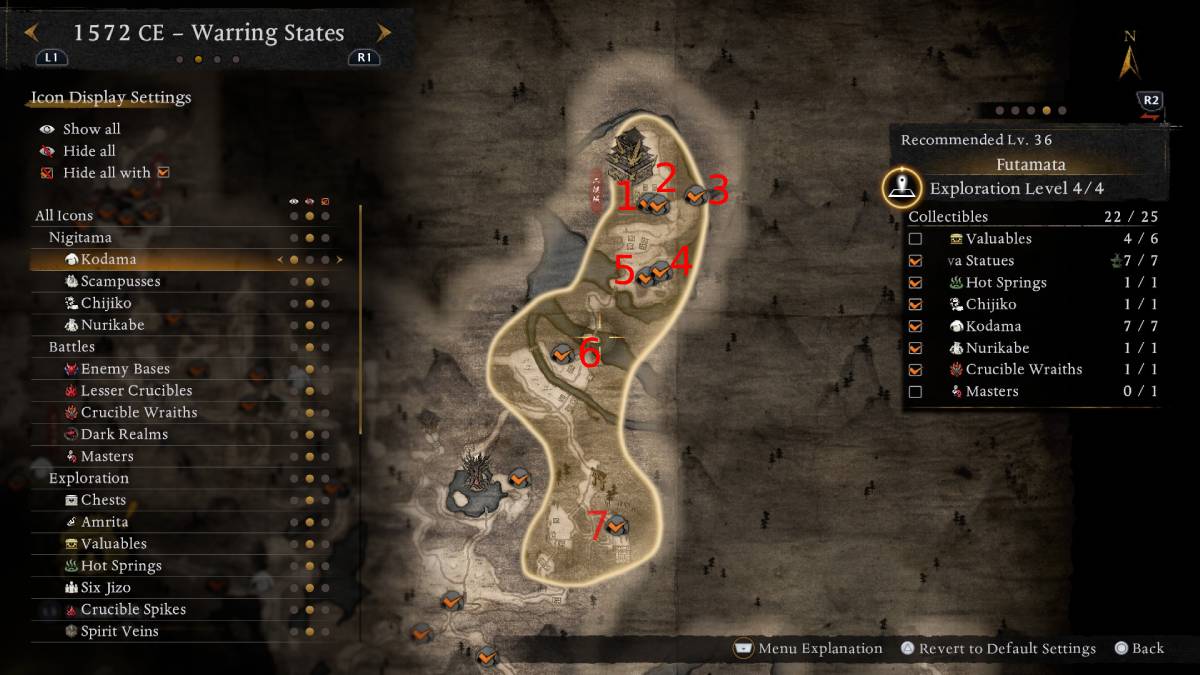 Futamata Kodama Location