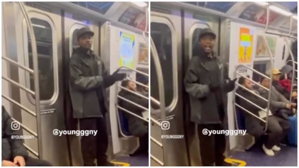 Heroic New York Man Defends Subway Passenger Harassed for Smiling: ‘Gotta Love a Bully Getting Bullied Video’ Heroic New York man defends passenger harassed for smiling