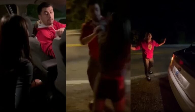 Indiana racists abuse Uber drive