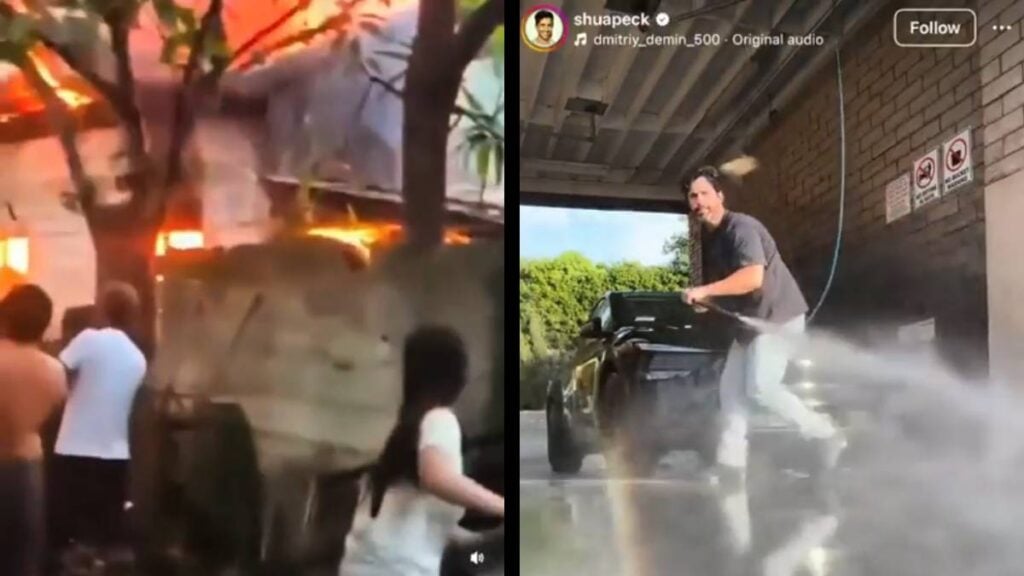 Josh Peck Mocking House Fire