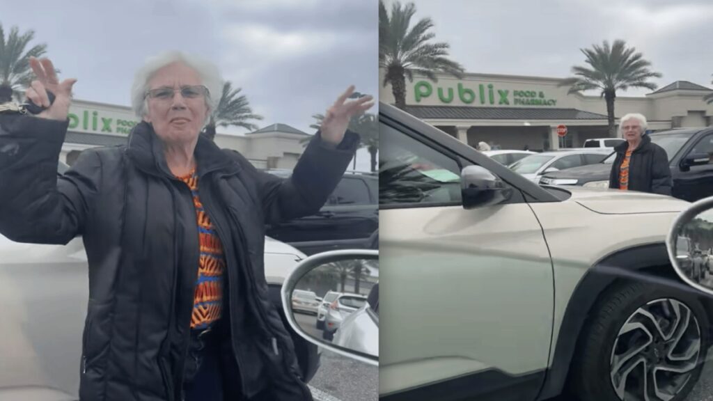 She Picked the Wrong Person: ‘Karen’ Grandma Confronts Florida Woman Over ICE Stickers, ‘The Way Older People Think They Can Do Whatever’ Karen Grandma Approaches Florida Woman Over ICE Bumper Stickers, Clearly Doesn’t Expect Backlash She Receives