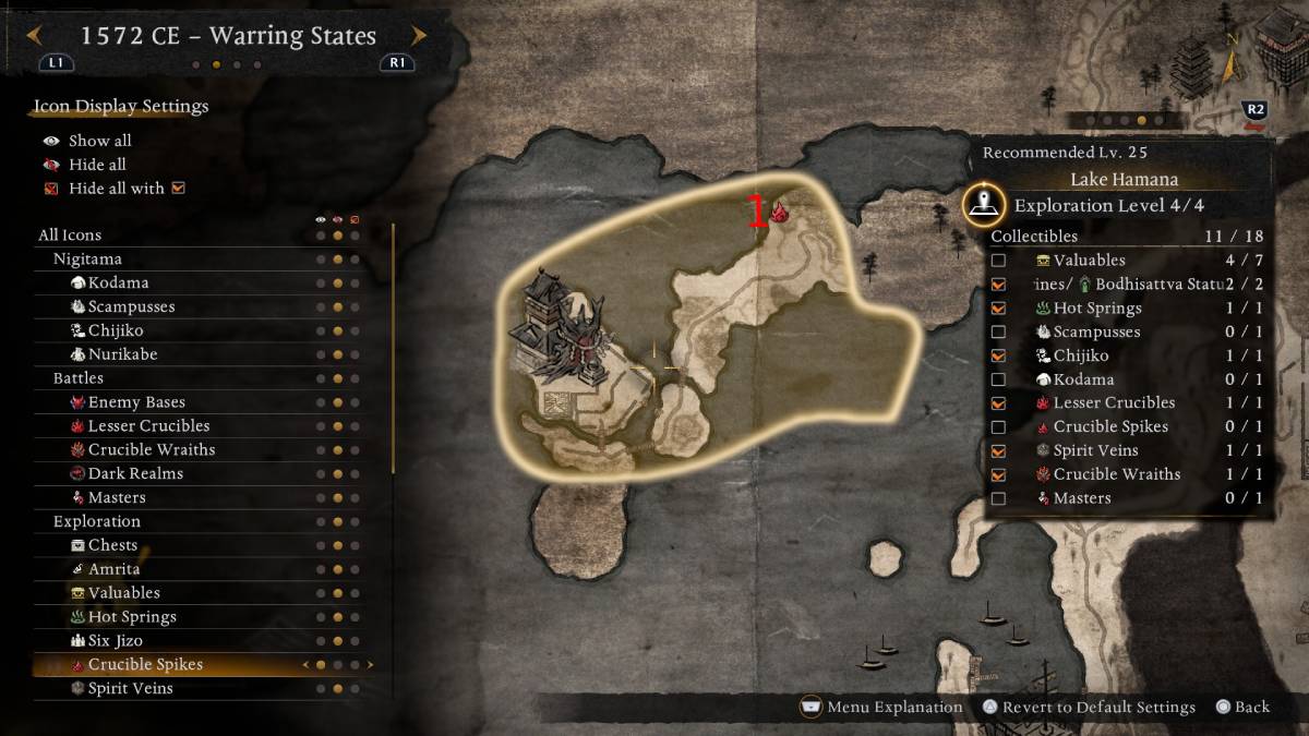 Lake Hamana Crucible Spikes