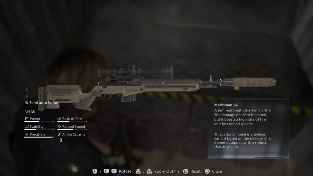 Marksman Rifle Location