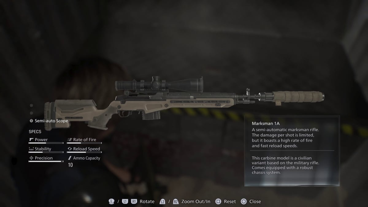 Marksman Rifle Location