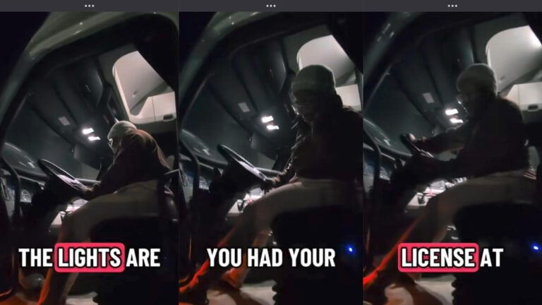 Minnesota Truck Driver Drives Without Trailer Lights