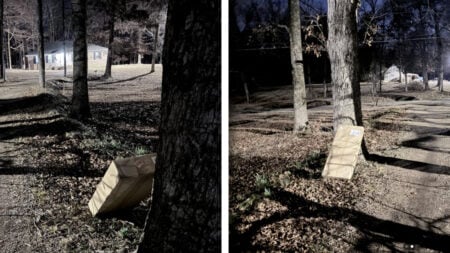 Mississippi FedEx Driver Leaves Costly Package by a Tree Down the Road