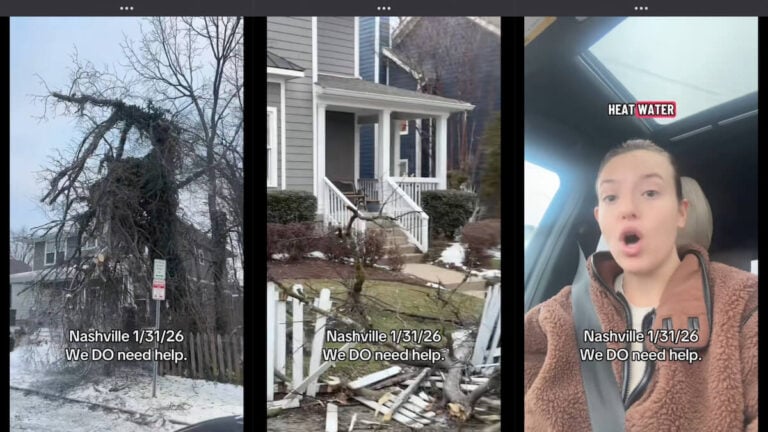 Nashville Ice Storm Damage