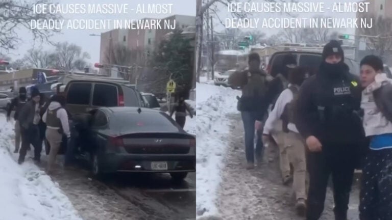Child Injured After ICE Vehicle Accident on Snow-Covered New Jersey Neighborhood Street: ‘They Look So Unprofessional’