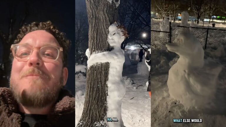New York Blizzard Turns Into Art Exhibit as Neighborhood Makes Impressive Snowman Garden: ‘This Was the Most Magical Thing I’ve Ever Seen’