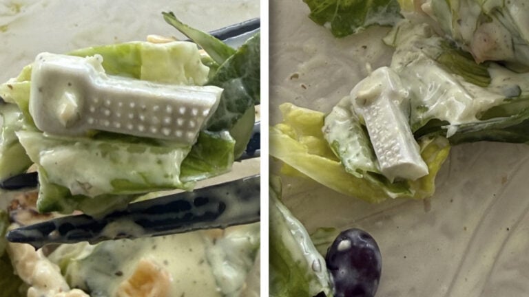 North Carolina Chick-fil-A Leaves Huge Plastic Chunk in Customer’s Salad