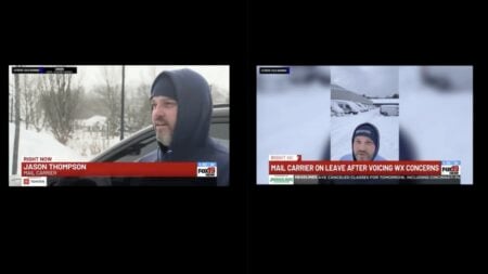 Ohio USPS Worker Shares Frustrations with Dangerous Winter Working Conditions Online, Gets Put on Leave and Then Reinstated