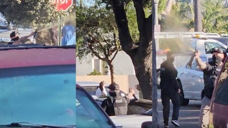 ‘I Thought Those Sprays Were for Self-Defense’: ICE Goon Recklessly Sprays Mace To Set up Perimeter While Harassing Orange County Community