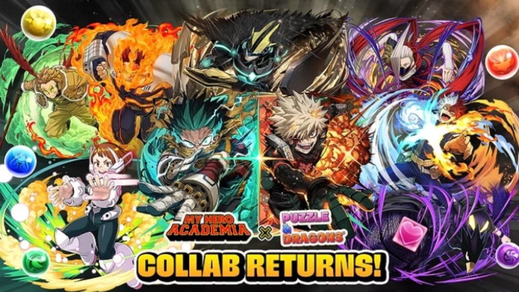 Puzzle & Dragons My Hero Academia Collab