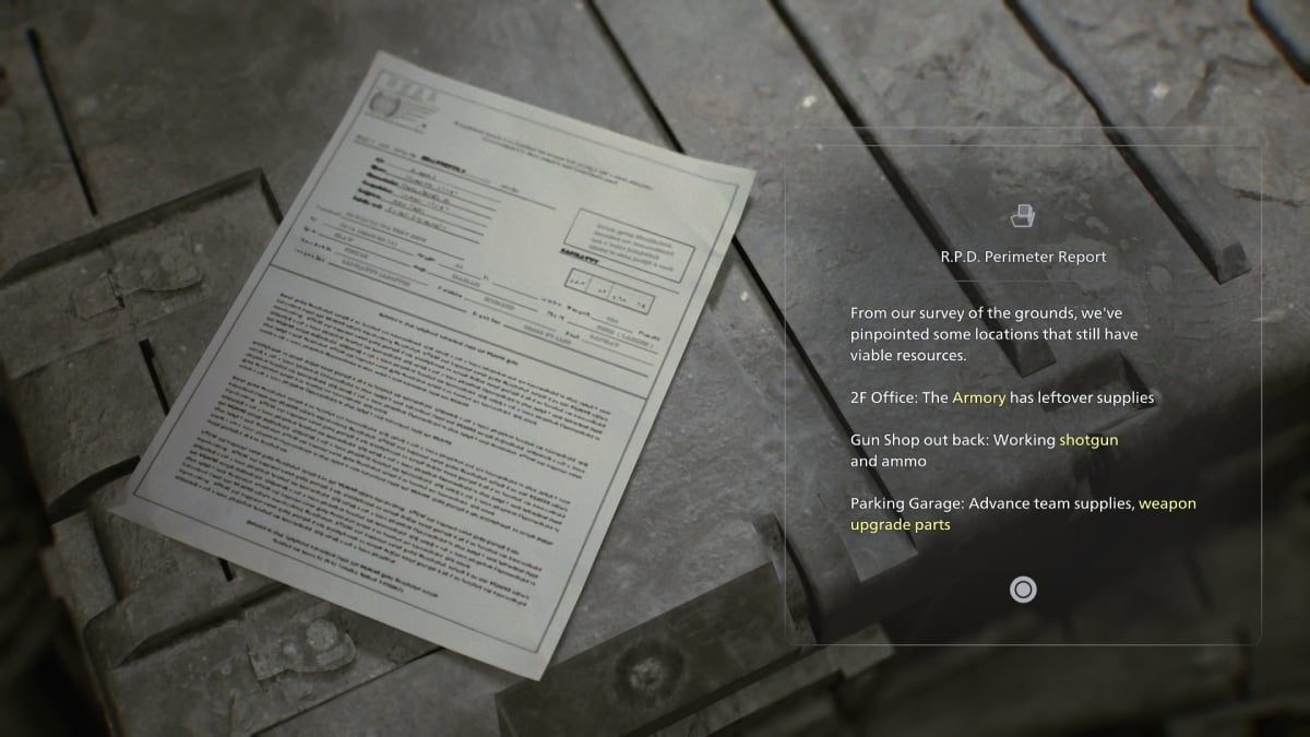 RPD Perimeter Report