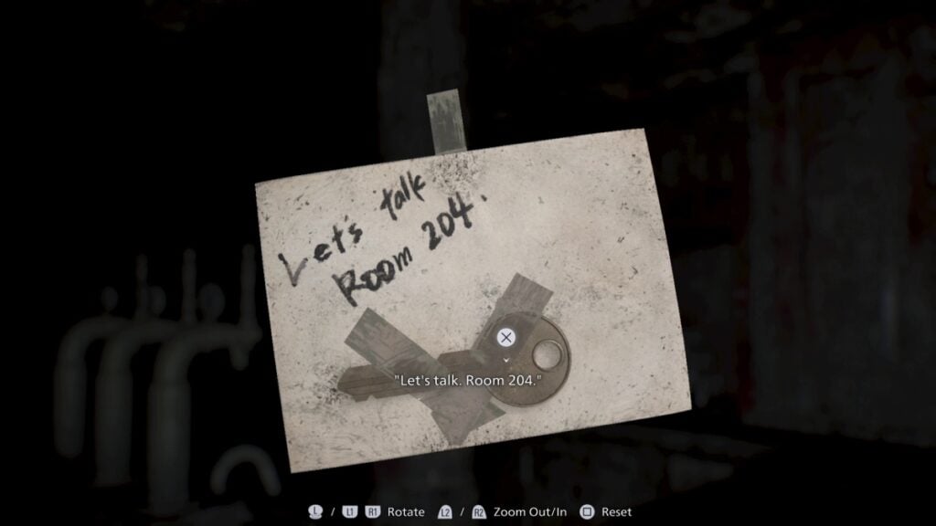 Wrenwood Hotel Room 204 Key