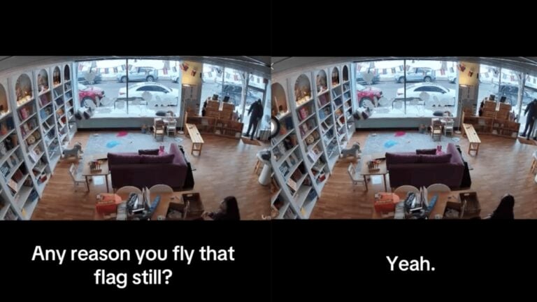 Salon’s Pride Flag Apparently Offends Massachusetts Man, Who Just Has to Say Something About It, ‘No Elaboration or Explanation Was PERFECT’ Salon’s Pride Flag Apparently Offends Massachusetts Man, Who Just Has to Say Something About It