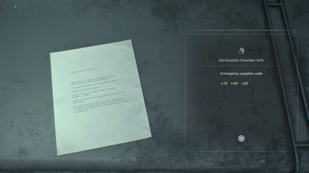 Sterlization Room Safe