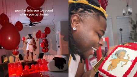 Texas Couple's Valentine's Day Celebration Has People Jealous and Crying, 'Oh he’s funny and romantic, girl keep him'