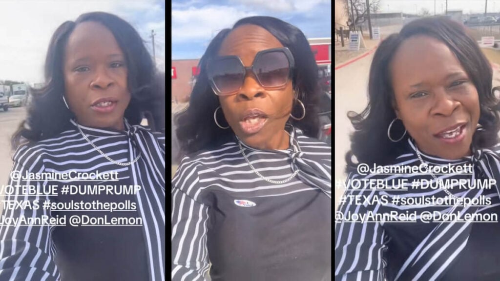 ‘Texas Is Going Blue and They Feel It’: Poll Workers Allegedly Tell Voter She Wasn’t Registered, Despite Her Voting in Past Elections Texas Woman Voting Incident
