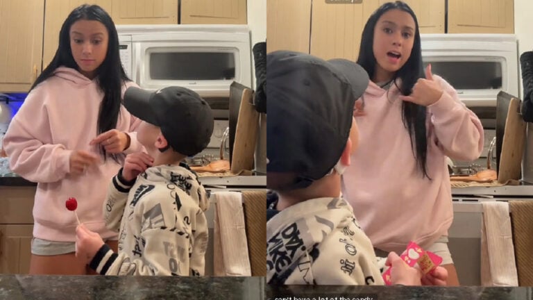 Washington Mother Lets Son Have Red 40 Candy in Viral Video, and TikTok is Not Having It, 'Respectfully, you are a baddie!'