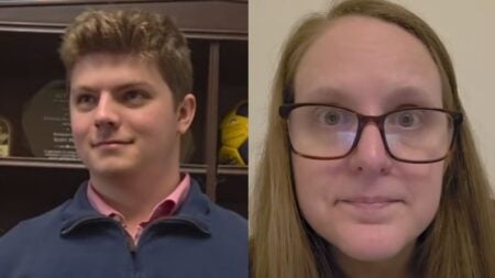 Woman Demands Trump Impeachment At D.C. Congressional Office