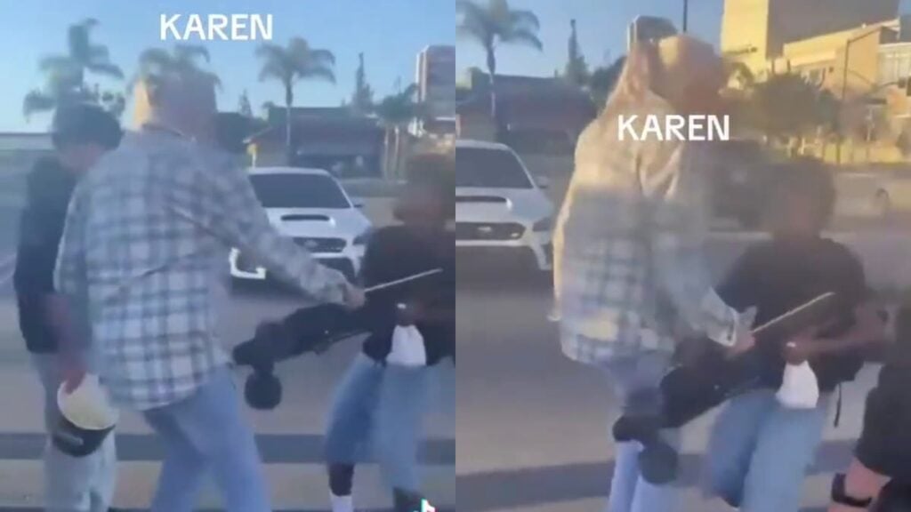 A picture of the California woman.