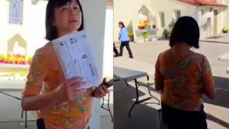 A picture of the California woman.