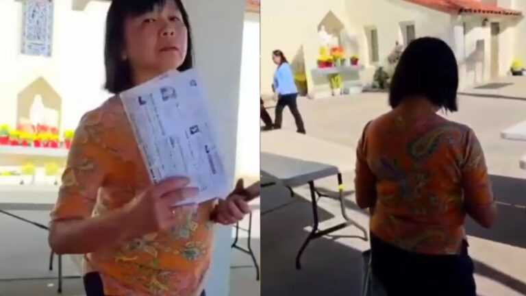 A picture of the California woman.