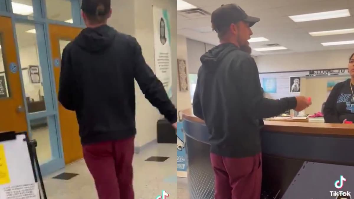 Angry Florida Father Leaves Work to Confront Son’s School After Learning About Anti-ICE Protest: ‘Time for Parents to Sue School’