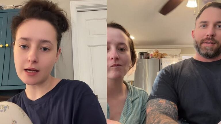 A picture of the Georgia woman and her husband.