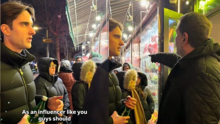 Entitled German Influencer Threatens to Shut Down New York Doner Restaurant After Refusing to Wait in Line: ‘There Is a Special Place in Hell for Influencers’ A picture of the entitled influencer in New York.