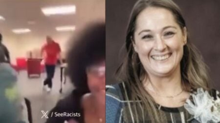 White Florida ‘Teacher of the Year’ Caught on Camera Saying Racial Slur in Front of Black Students: ‘Beyond Unacceptable’ A picture of the racist Florida teacher.