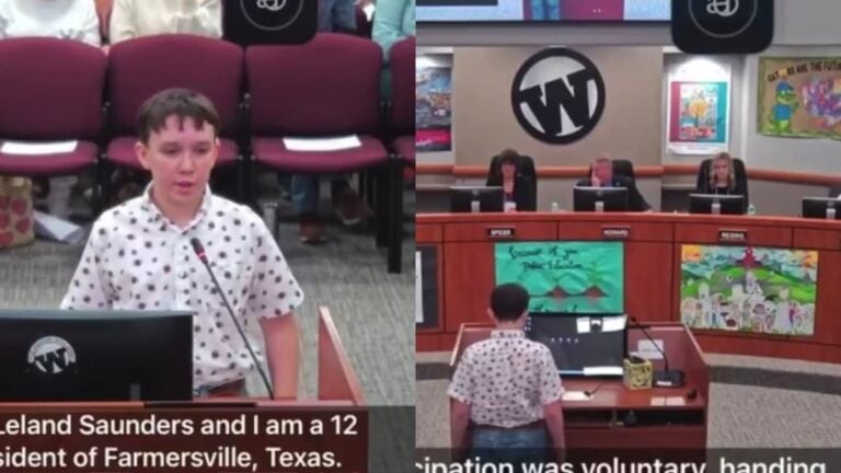 A picture of the Texas boy.