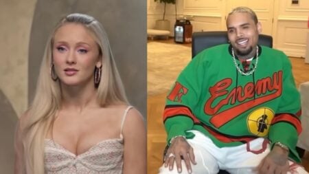 Singer Zara Larsson Faces Backlash from Black Women After Calling Chris Brown an Abuser: ‘We Don’t Care and He Don’t Either’ A picture of Zara Larsson and Chris Brown.