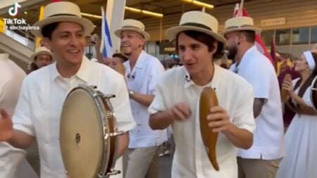 Bad Bunny’s Dancers Party Outside Levi’s Stadium in California After Super Bowl LX: ‘Imagine Choosing Hate Over This’ Bad Bunny’s dancers celebrating and dancing outside Levi’s Stadium in California after Super Bowl LX ended.