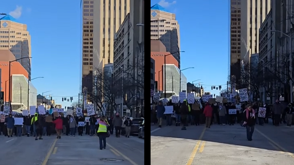 Residents from Dayton, Ohio, March Against ICE and Rally in Support of Haitian Communities: ‘I Love This!’