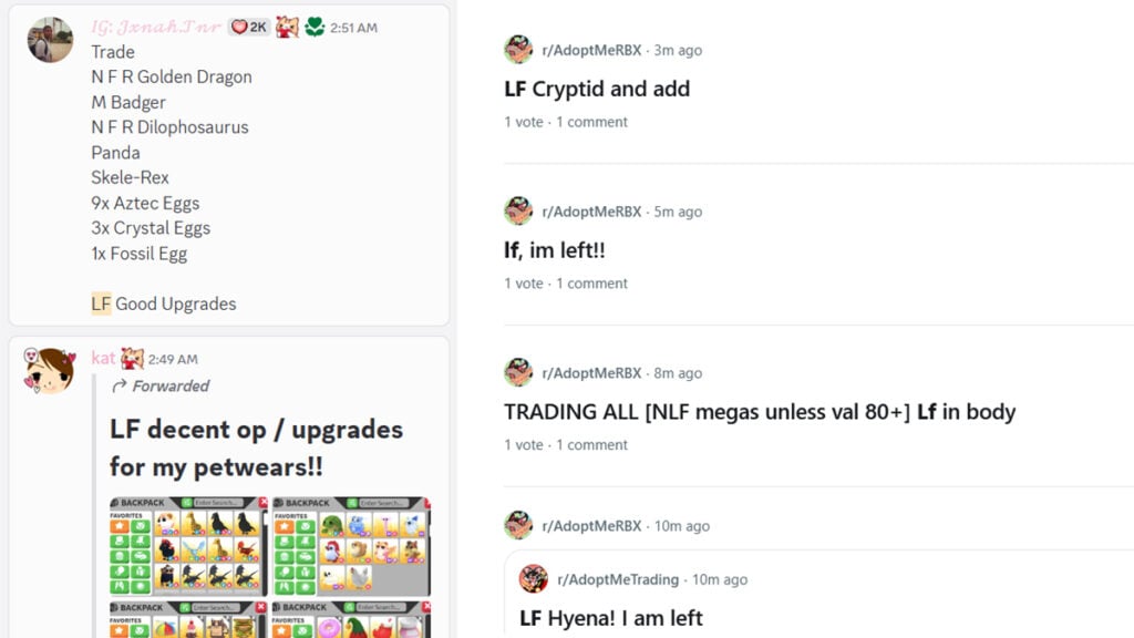 What Does 'LF' Actually Mean in Roblox Adopt Me!?